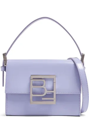By Far Logo-plaque leather shoulder bag
