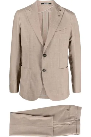 TAGLIATORE Fitted single-breasted two-piece suit
