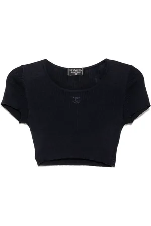CHANEL 1995 Cropped T-shirt