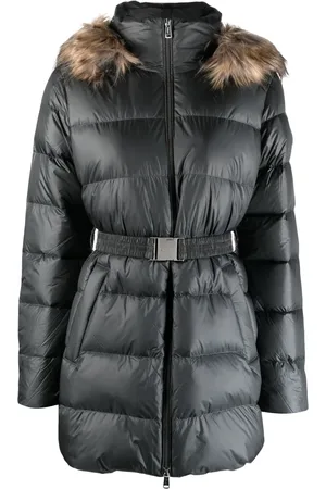 Ralph Lauren Belted padded quilted coat