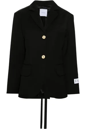 Patou Single-breasted belted blazer