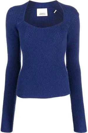 Isabel Marant Square-neck knitted jumper