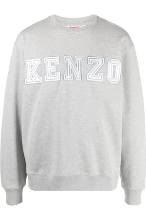 Kenzo Logo-embroidered cotton sweatshirt