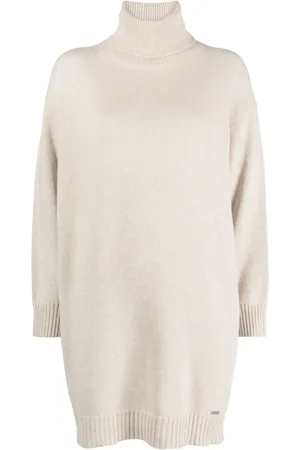 Kiton Roll-neck cashmere dress