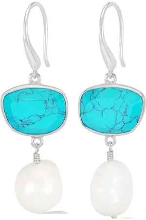 Dower and Hall Pebble drop earrings