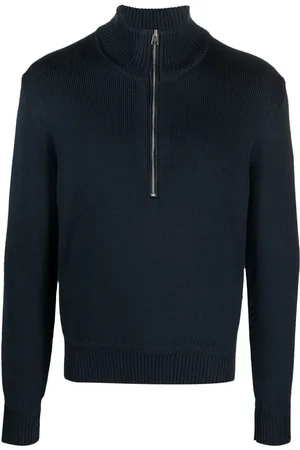 Tom Ford Half-zip wool-silk jumper
