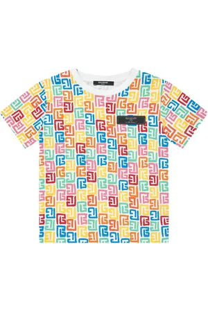 Balmain Monogram-jacquard T-shirt