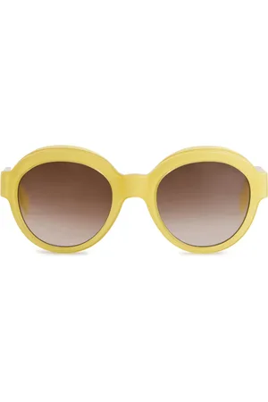 EMMANUELLE KHANH Glossy Vanille round-frame sunglasses