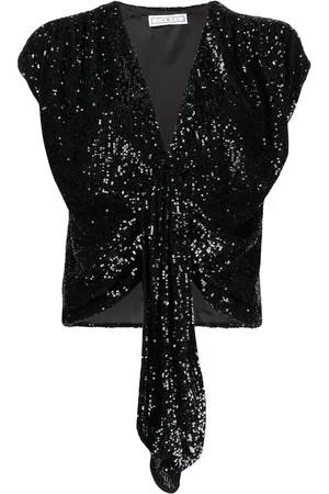 In the Mood for Love Knot-detail blouse