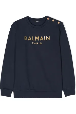 Balmain Logo-print cotton sweatshirt