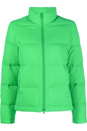YVES SALOMON Logo-patch padded down jacket