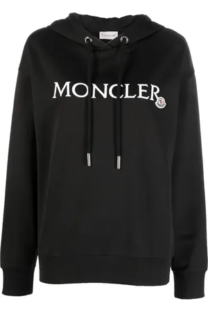 Moncler Embroidered-logo cotton hoodie