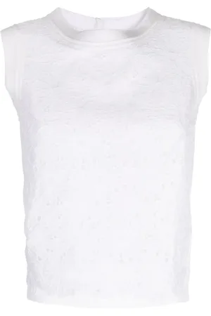 SHIATZY CHEN Lace-detailing sleeveless vest