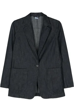 Aspesi Single-breasted denim blazer