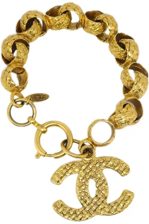 CHANEL 1990-2000s CC bracelet
