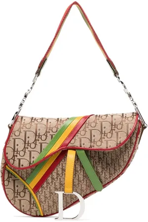Dior 2004 pre-owned Rasta Line Saddle bag