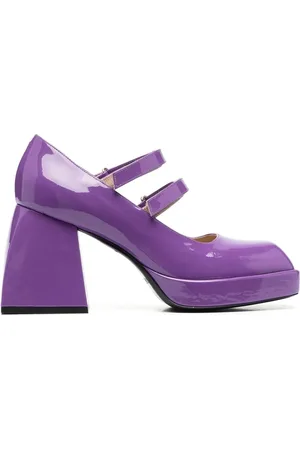 NODALETO Square-toe leather sandals