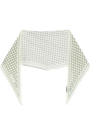 TAGLIATORE Grid-pattern pocket square