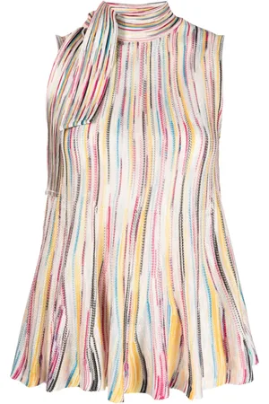 Missoni Tie-fastening knitted top