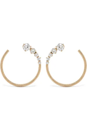 LEANDRA BAGS 18kt yellow Cabo Rueda diamond earrings