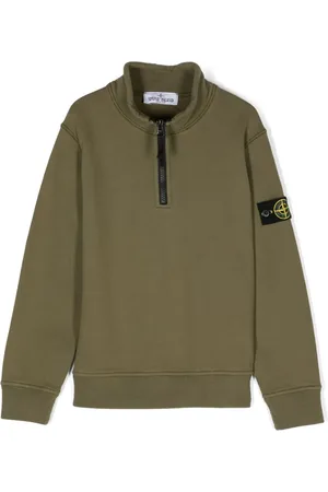 Stone Island Compass-motif cotton sweatshirt