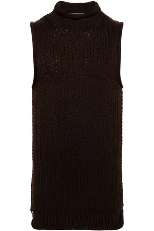 YOHJI YAMAMOTO 2000 ribbed-knit wool vest