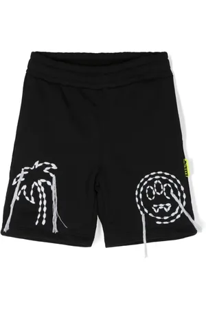 BARROW Embroidered cotton shorts