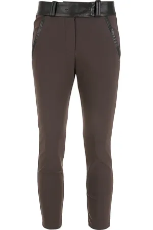 Gloria Coelho Skinny-cut cropped trousers