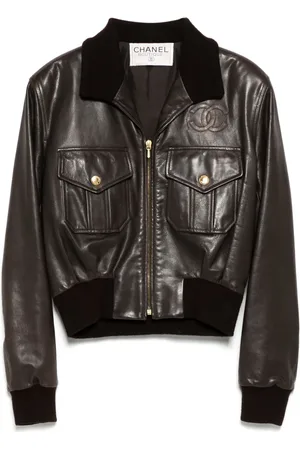 CHANEL 1990-2000s zip fastening jacket