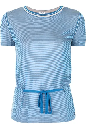 CHANEL 2008 drawstring waist T-shirt