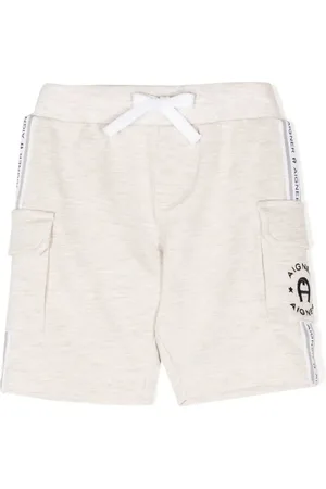 Aigner Embroidered-logo shorts