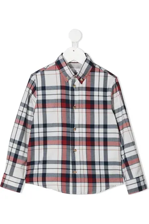Brunello Cucinelli Plaid-print button-down shirt