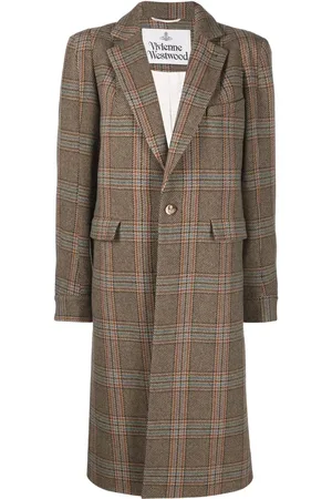 Vivienne Westwood Check-print knee-length coat