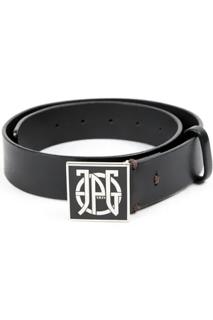 Jean Paul Gaultier 2000s logo-buckle belt