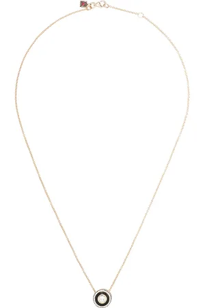 SELIM MOUZANNAR 18kt rose gold diamond Mina necklace