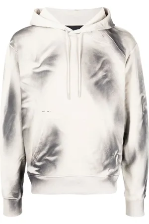 HELIOT EMIL Abstract-print cotton hoodie