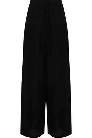 THOM KROM Chambray linen wide trousers