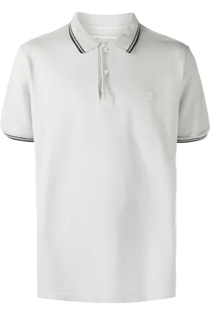 Maison Margiela Stripe-trim polo shirt