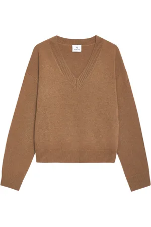 ANINE BING Lee V-neck cashmere jumper