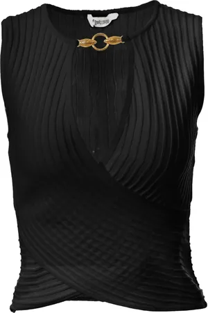 Roberto Cavalli Plaque-detail tank top
