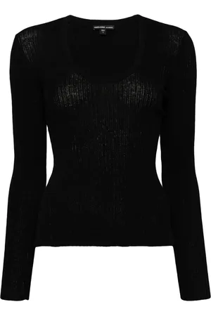 James Perse Long-sleeve ribbed-knit top
