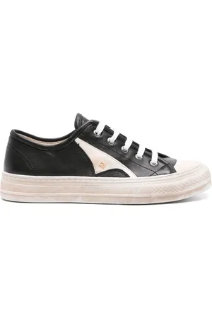 Moma Panelled leather sneakers