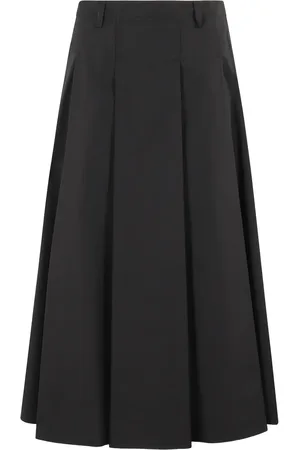 SEVENTY BY SERGIO TEGON Pleated midi skirt