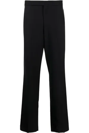 LARDINI High-waisted wool trousers