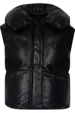 Jil Sander Leather padded gilet