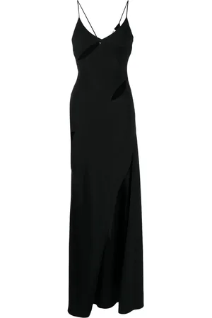 MONSE Cut-out detail long slip dress