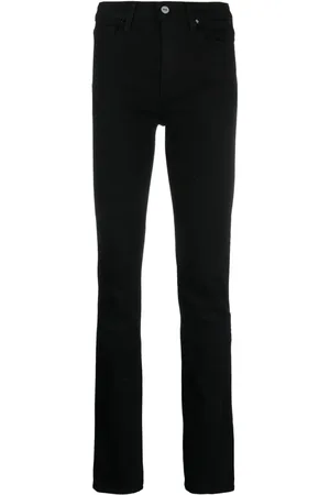 Paige High-waist straight jeans