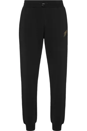 Philipp Plein Label Loose track pants