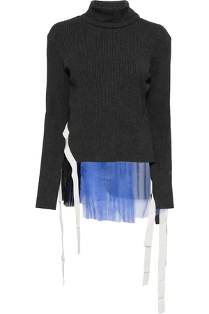 Shanshan Ruan Cut-out shade jumper