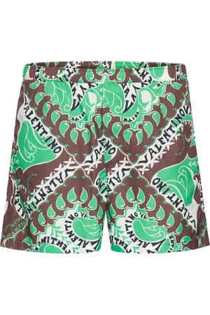 VALENTINO GARAVANI Abstract-print swim shorts